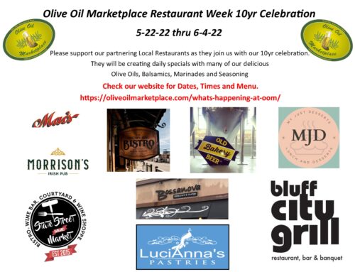 Olive Oil Marketplace Restaurant Week 10yr Celebration