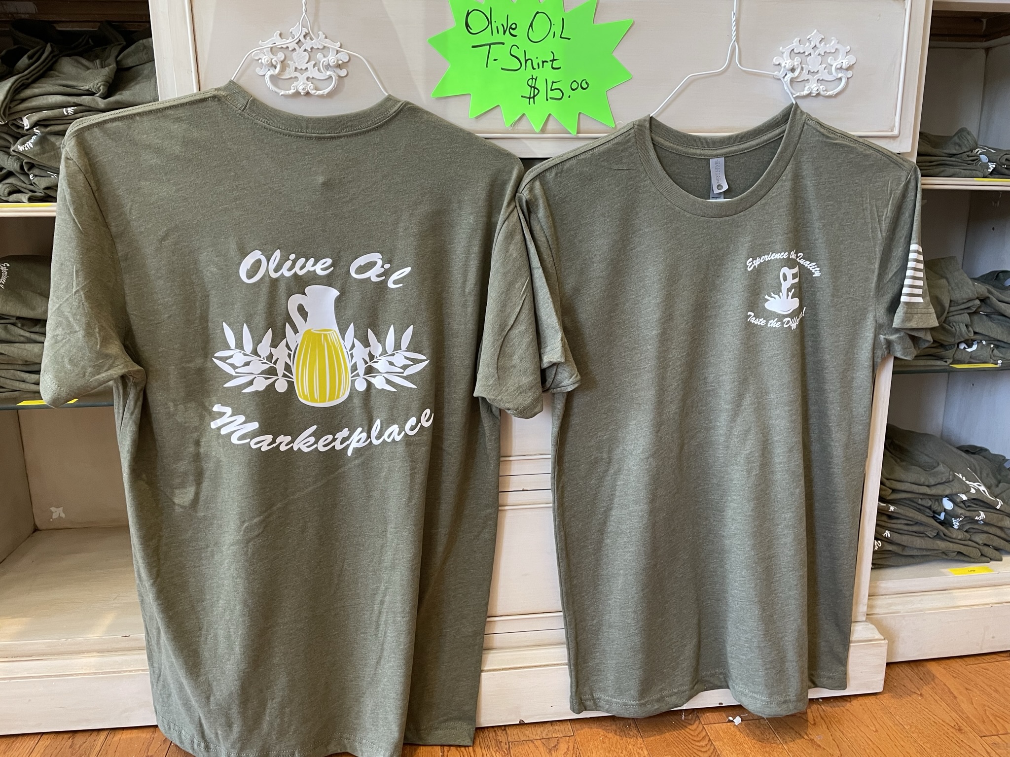 Olive Oil Marketplace T-Shirts | Oil Marketplace