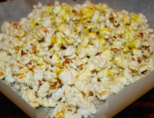 Garlic Asiago Portobello Popcorn
