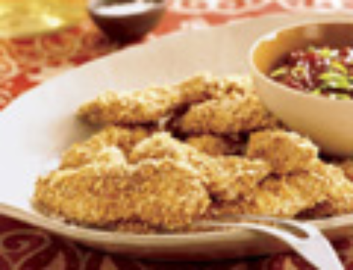 Oven-Fried Chicken Tenders with Thai BBQ Sauce