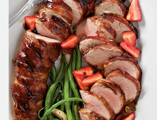 Sweet-Charred Strawberry Pork Tenderloin