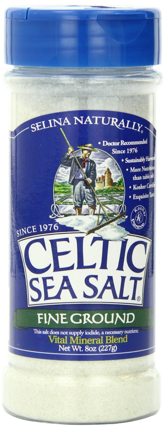 Celtic Sea Salt Fine Ground Shaker Jar, 8oz | Olive Oil ...